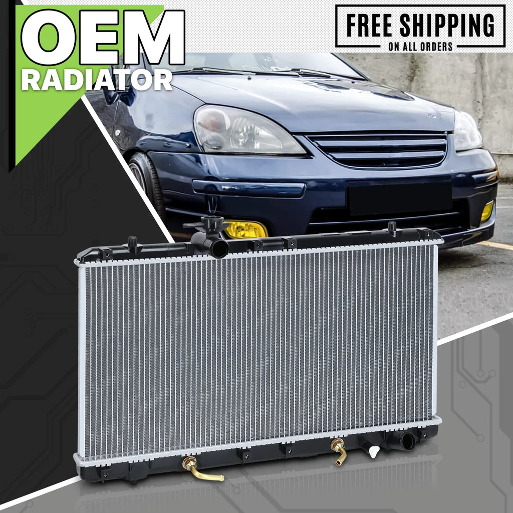 2.0L/2.3L 2451 Core OE Suzuki for Magshion Replacement AT Radiator Aluminum (2002-2007) Aerio