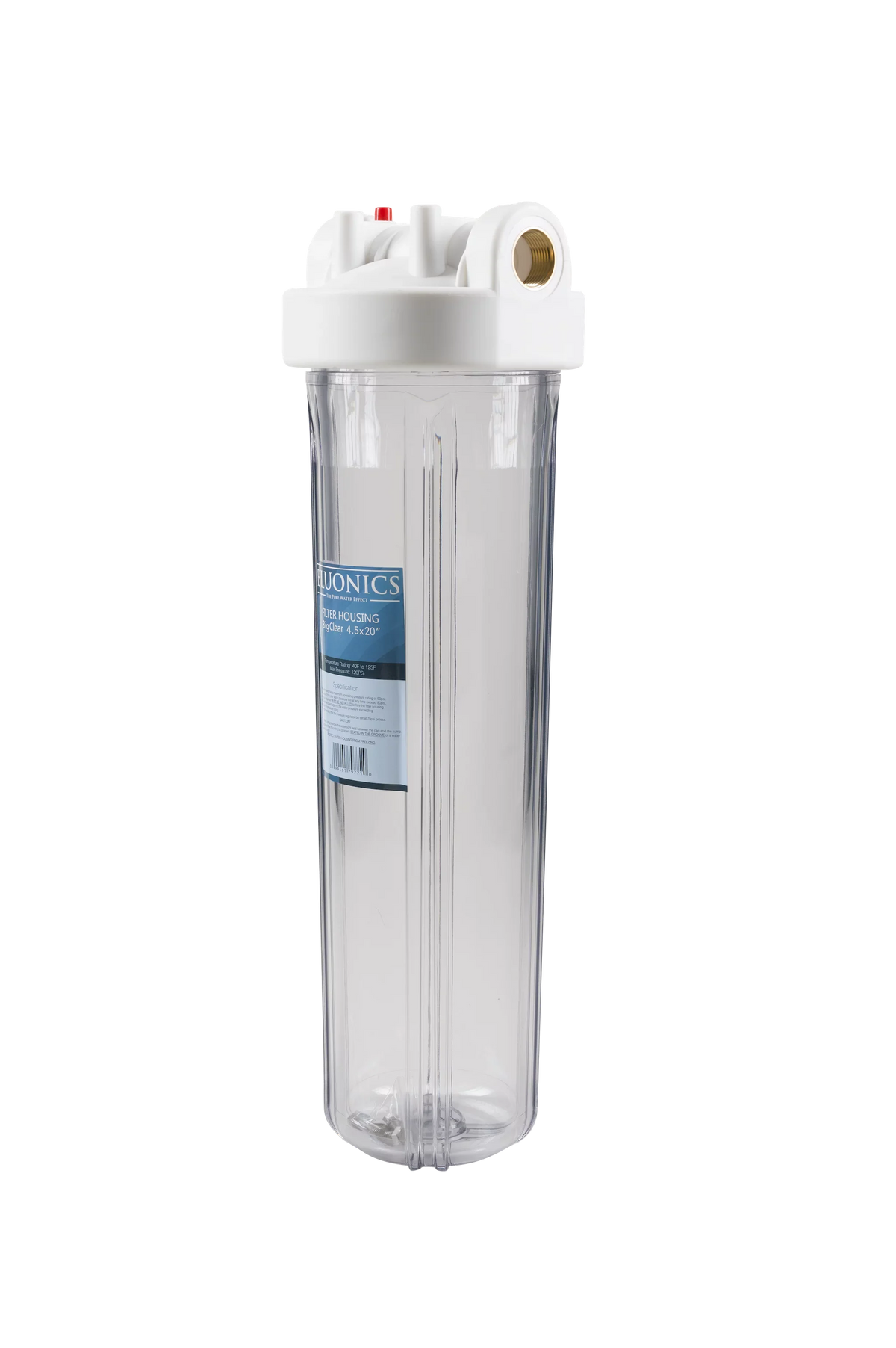 Filter Water House 20" & Housings Carbon Two Blue Filters Blue Clear Whole Sediment w/Pleated Transparent Big