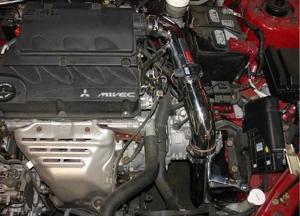 select: Cyl. Eclipse Fits Polished Cold 2.4L 06-09 4 Intake Injen Air 2006-2012 MITSUBISHI (Manual) ECLIPSE