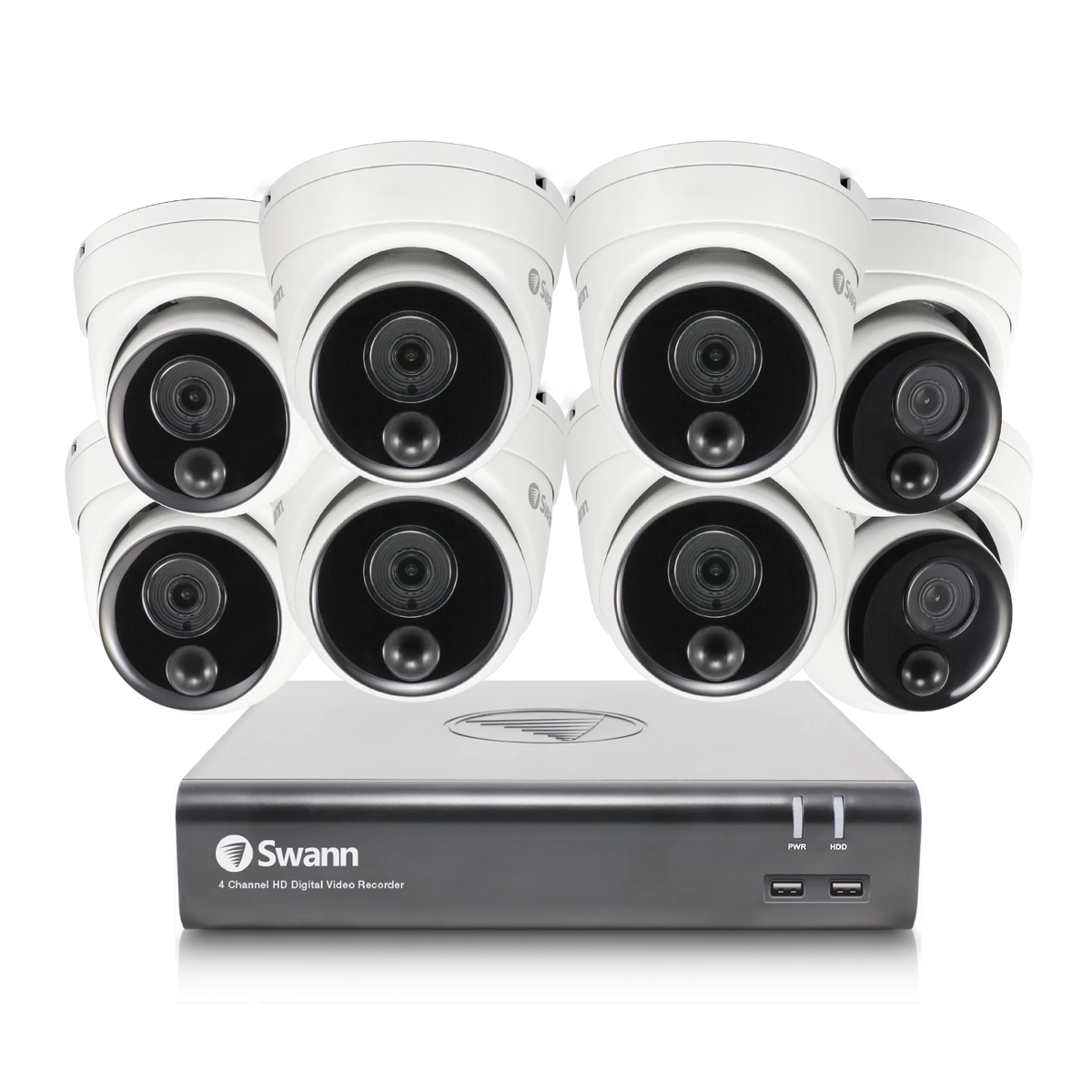 SWDVK-84580V8D 8 Security Channel Camera 8 - DVR Full System Swann 1080p HD