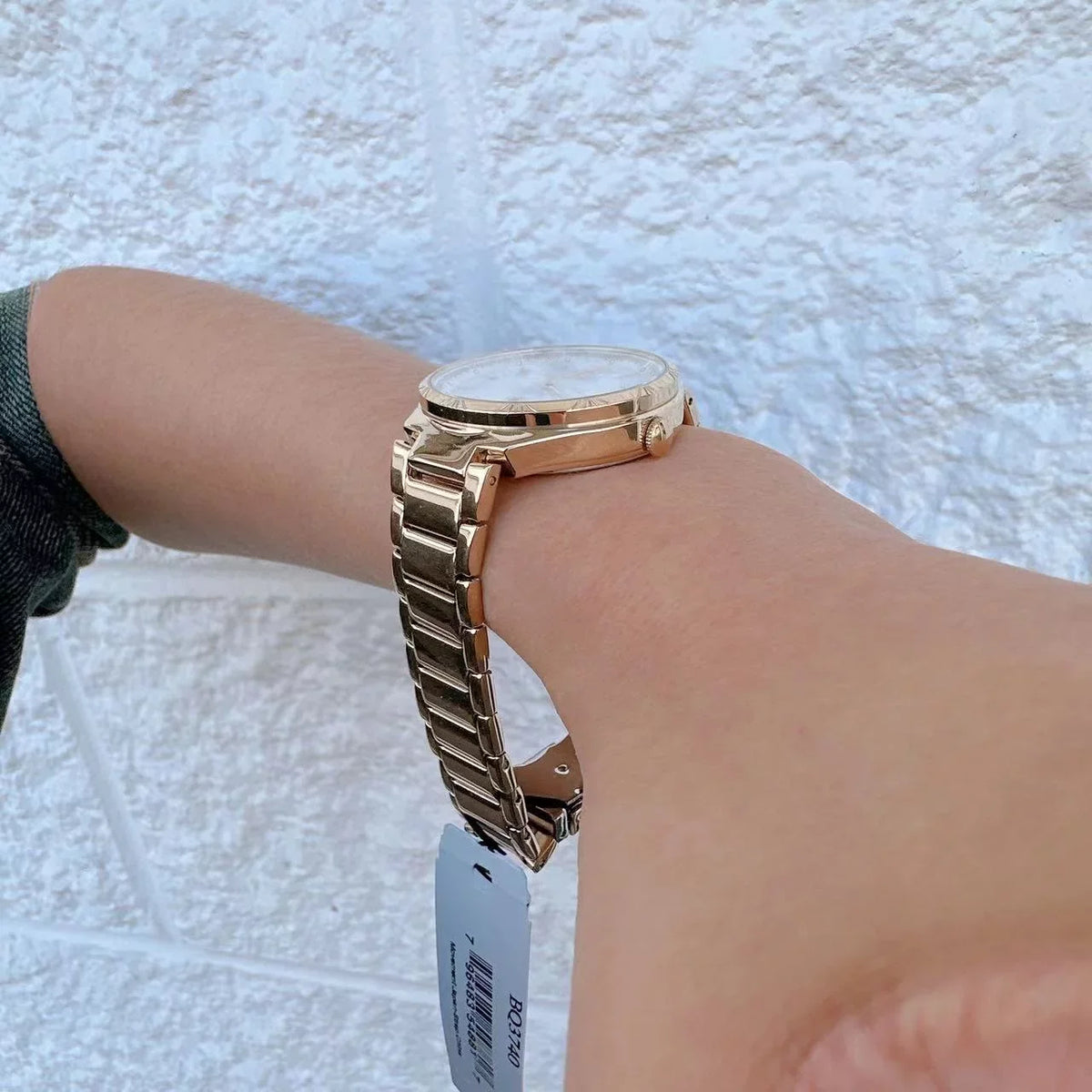 Fossil Three-Hand Ashtyn Steel Stainless Date Watch BQ3740 Gold-Tone