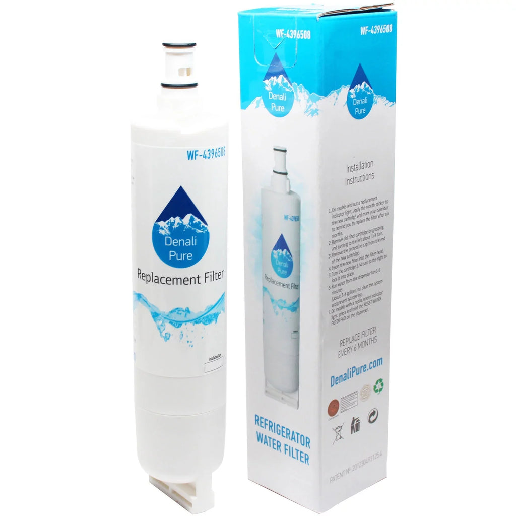 with Cartridge Filter 4396508, GS6SHAXKQ01 for Replacement Water - 4396510 3-Pack Water Refrigerator Fridge Whirlpool Whirlpool Filter Compatible