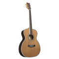 Natural - Acoustic Finish Smaller Cedar/Rosewood Size Solid Guitar ZAD80 Zager "OM"