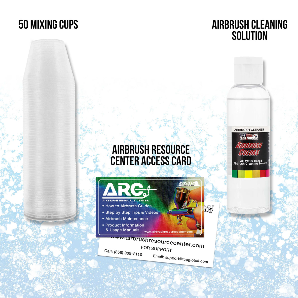 Compressor Kit Art Paint Airbrush Pro 3 Hobby Set Color Air System 12