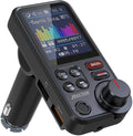 KM30 for Adapter Sound with and FM Bass Bluetooth QC3.0 Free Car Player- car, Screen Music Strong Charging, for Calls, Color Treble Microphone Hands 1.8" Supports Transmitter Bluetooth