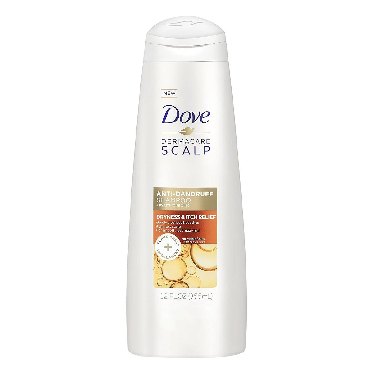12 Itch 2) Scalp (Pack Dove Of Fl Dermacare & Relief - Shampoo Dryness Anti-Dandruff - - Oz