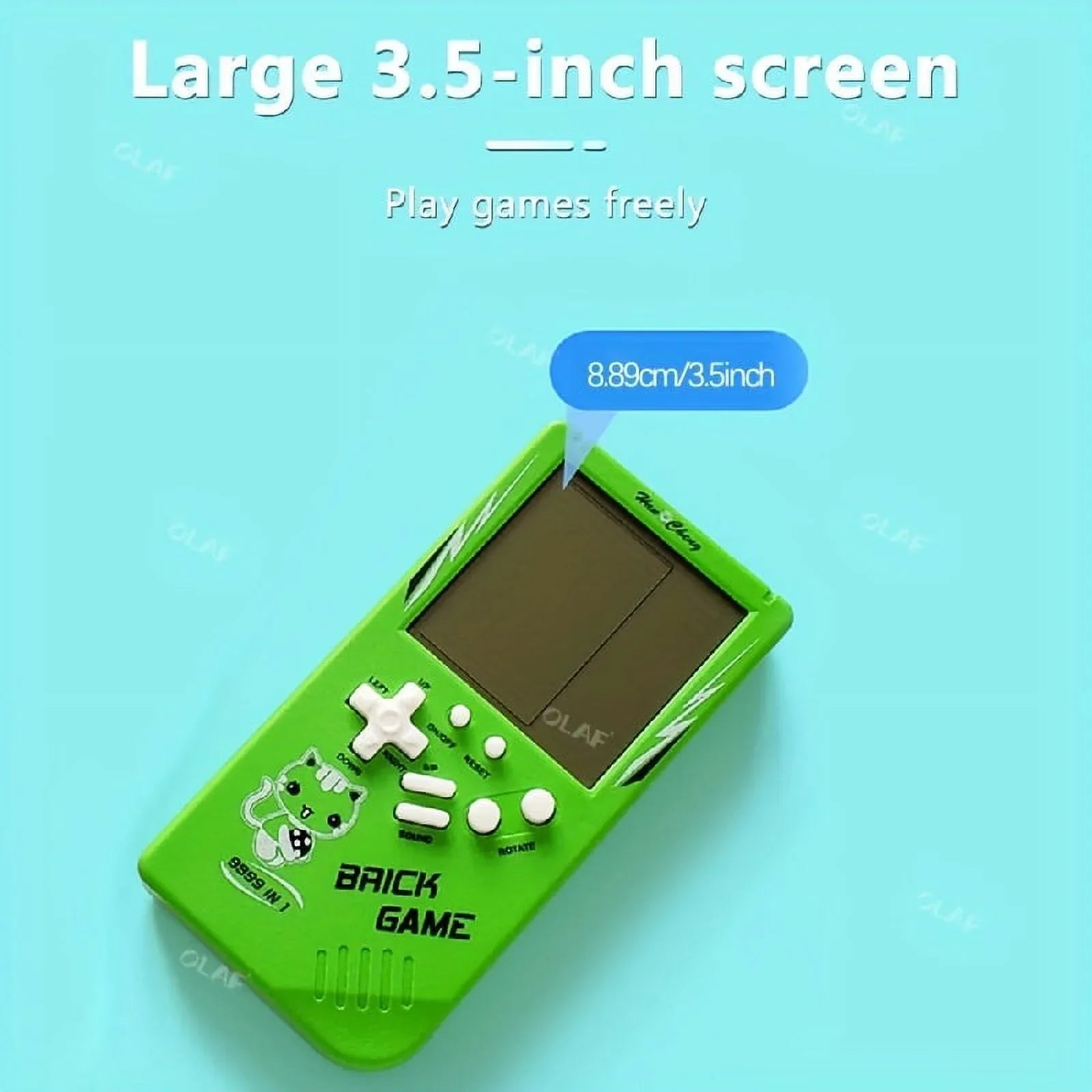 Game LCD Color Tetris Inch 3.5 Built-in Day 8-Bit Console Player Handheld Mini Kids/birthday/children's Portable Game Color For Gift Kids 23 Machine Olaf Video Games