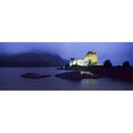'- Duich lit 12 at by Donan Print Poster 36 Castle Scotland Castle Dornie Highlands Region Eilean Loch up dusk x