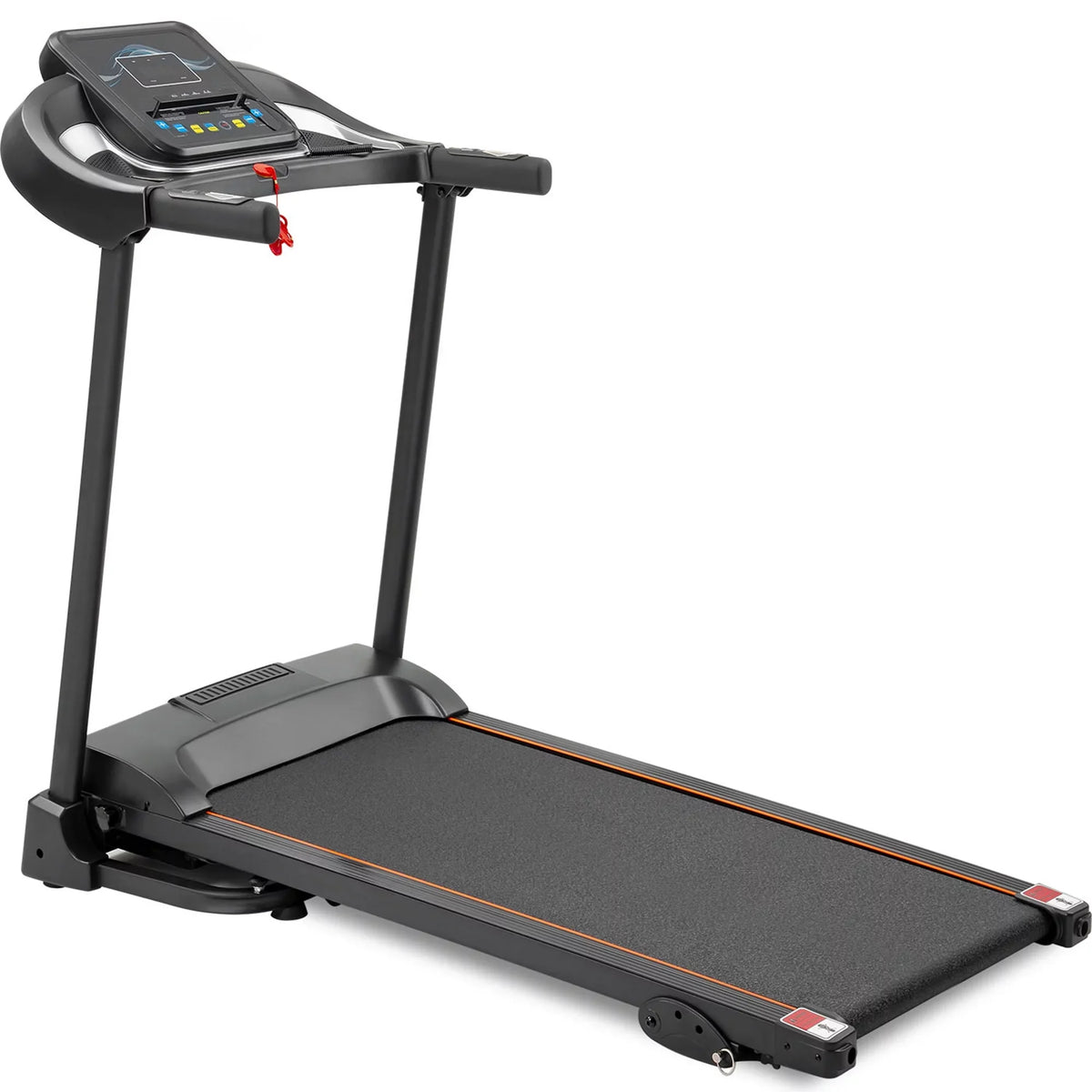Adjuster with Speakers Audio Running Jogging Motorized Treadmill Easy Folding Machine and Incline Compact