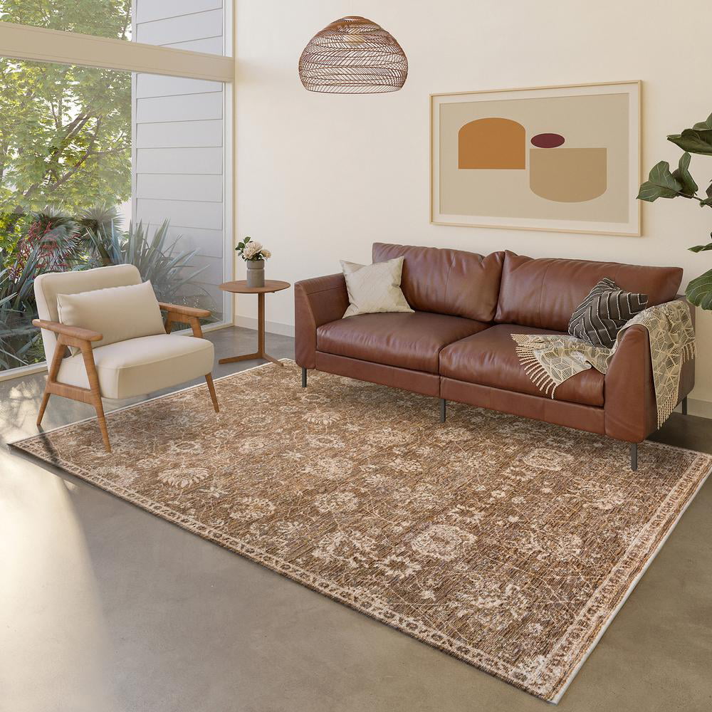 3' Rugs Yarra YA7 x Chocolate 5' Dalyn Rug
