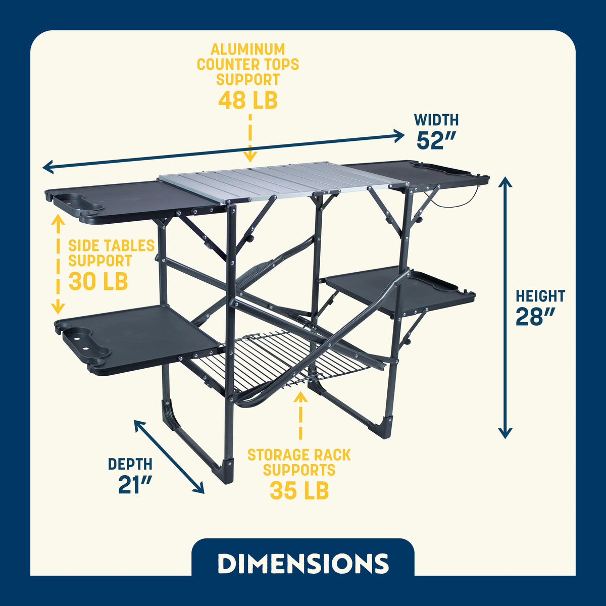Slim-Fold Cook Station™ | Select KA72