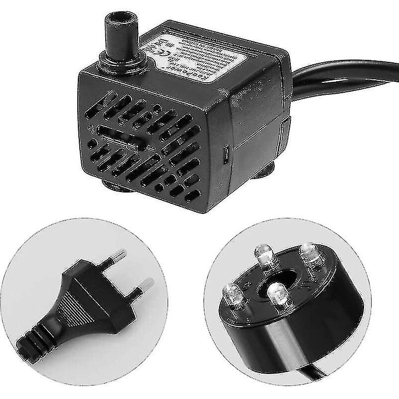 With Mini Pond, Well, Aquarium, 3.5w, Water Small Pump Fountain Garden, Water 180l/h, Led, Pump Garden