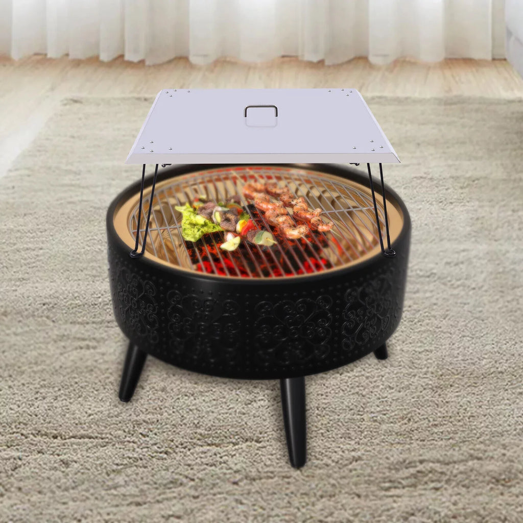 Heater Deflector-Turn into Fire Heat Pit Pit a Fire Patio Cover 30"x30" Burner