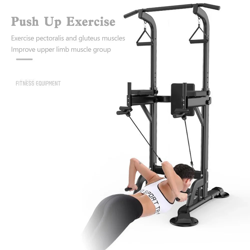 & Stands Training Dip Gym Strength Pull-Up for Tower Bars Power Squat Home Bar