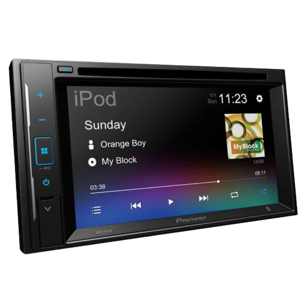 W/ Media Pontiac for with Camera/Installation DIN Stereo Receiver Touchscreen 6.2" AVH-241EX Kit/in-Dash DVD/CD AM/FM Bonneville Digital KIT4988 2000-2005 Bundle Car Double Pioneer Bluetooth/Backup