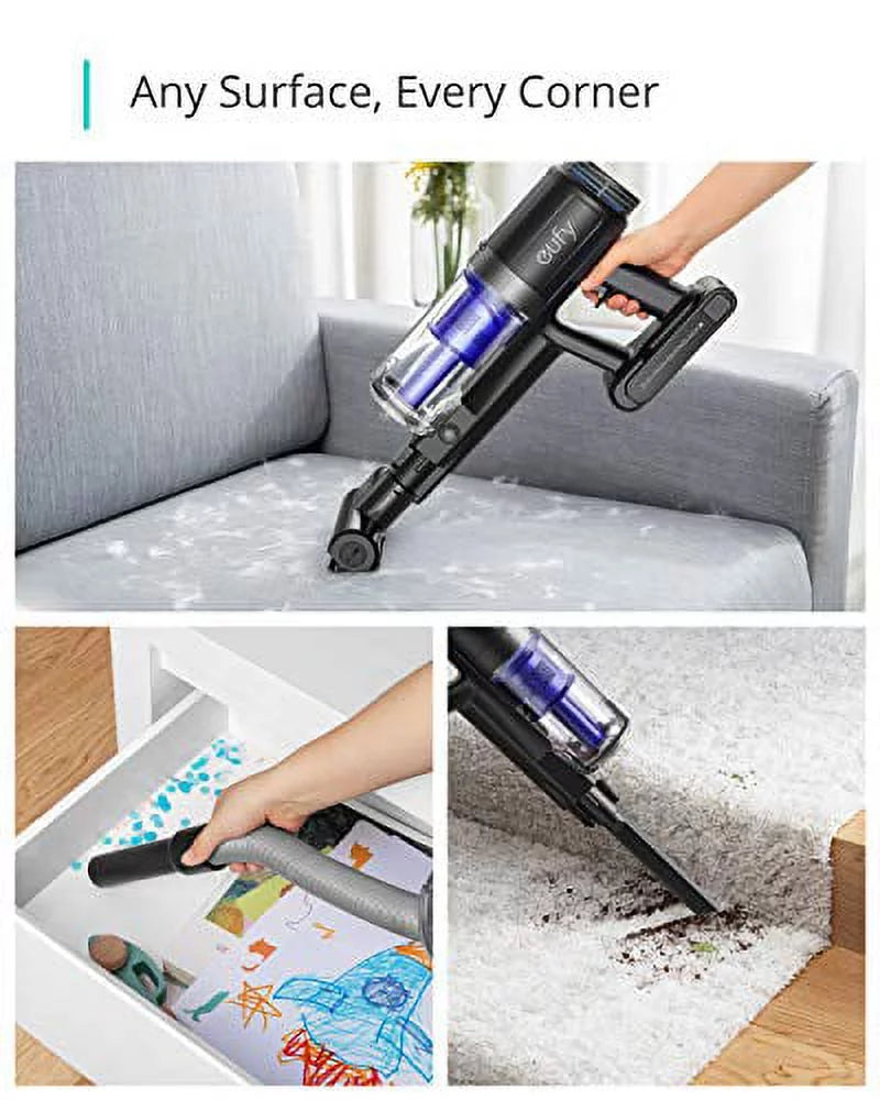 Power, Battery, Lightweight, eufy Carpet Suction Cleaner, Floor Detachable S11 Anker, Cordless Vacuum to Go, Hard HomeVac by Cordless, Stick 120AW Cleans