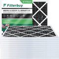 Odor HVAC Carbon Furnace MERV with Filters Pleated Eliminator Air (12-Pack) Activated AC Filterbuy 8 12x12x1