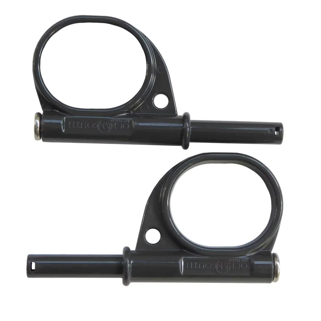Detachable 6" Kayak - 2 Piece / 6' Stops Length Oars with Pair - - Locks Oceansouth Shaft - with Split Aluminum Canoe