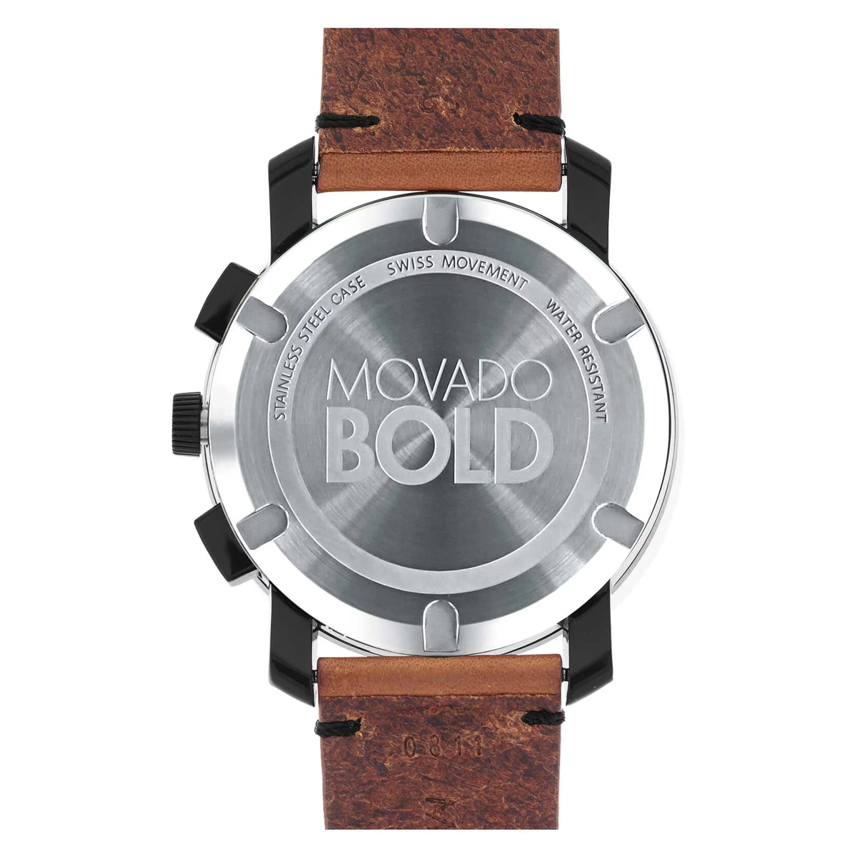 3600540 Men's Black Movado - Watch Bold Dial