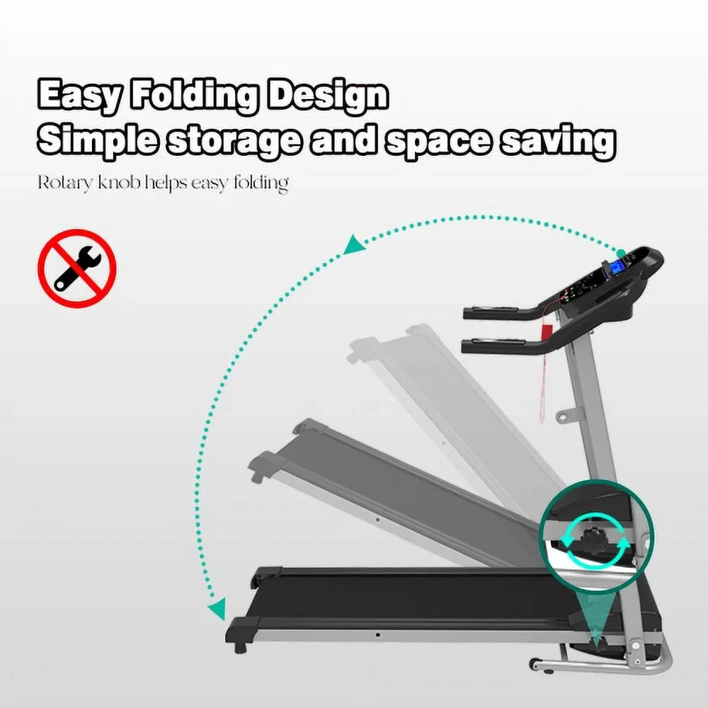je Capacity Monitor jx 15 LED Apartment, Home Yone Treadmill Holder or Lock, and Foldable Home/Gym/Small for LB and Programs, Cup Preset with with Safety Treadmill, 250 Adjustable