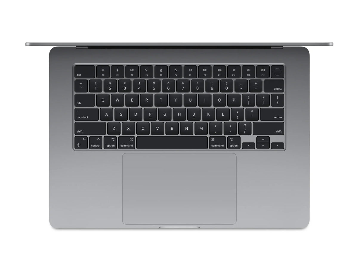 Air M2 10-core CPU Laptop Gray Pre-Owned - GPU, and 8-core (Open 8GB 256GB with Box) MacBook RAM, Space SSD Apple Chip 15-Inch