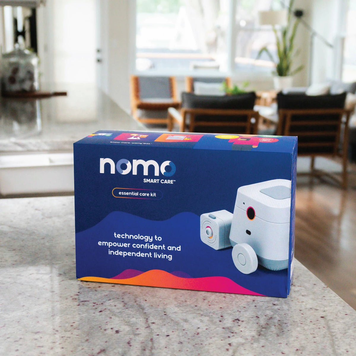 â?24/7 Careâ?Essential Automatic Support, Secure Nomo Kit Monitoring, Caregiving Connected Care Dispatch 911 Alerts, Smart
