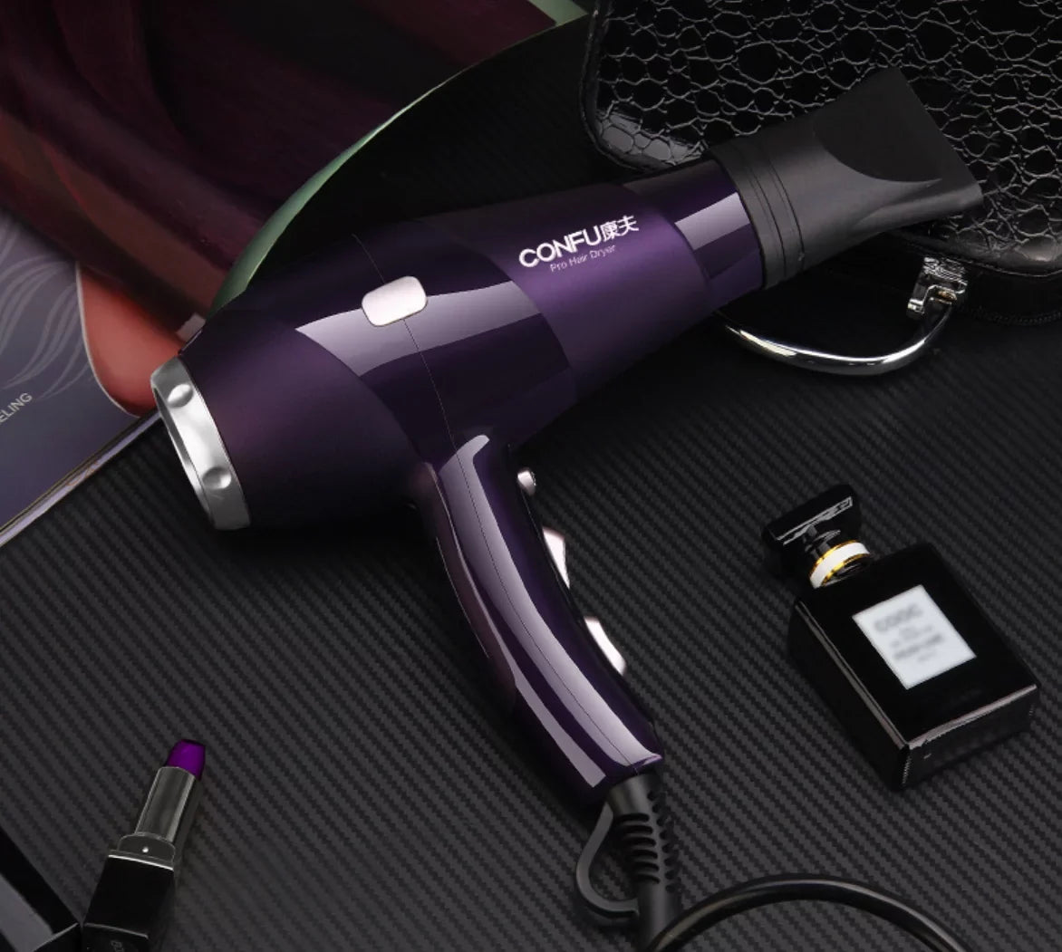 hot Dryers air Shinier Function 2 CONFU for Concentrator Dryer, and Settings, High for Nozzle(Red) Heat Dryer, Results, Button, Hair and Shot Women, Hair Speed Ionic Power Cool 3 cold 2300W