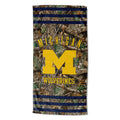 30"x Towel Group Wolverines Stripes 60" Three Michigan Beach The Northwest