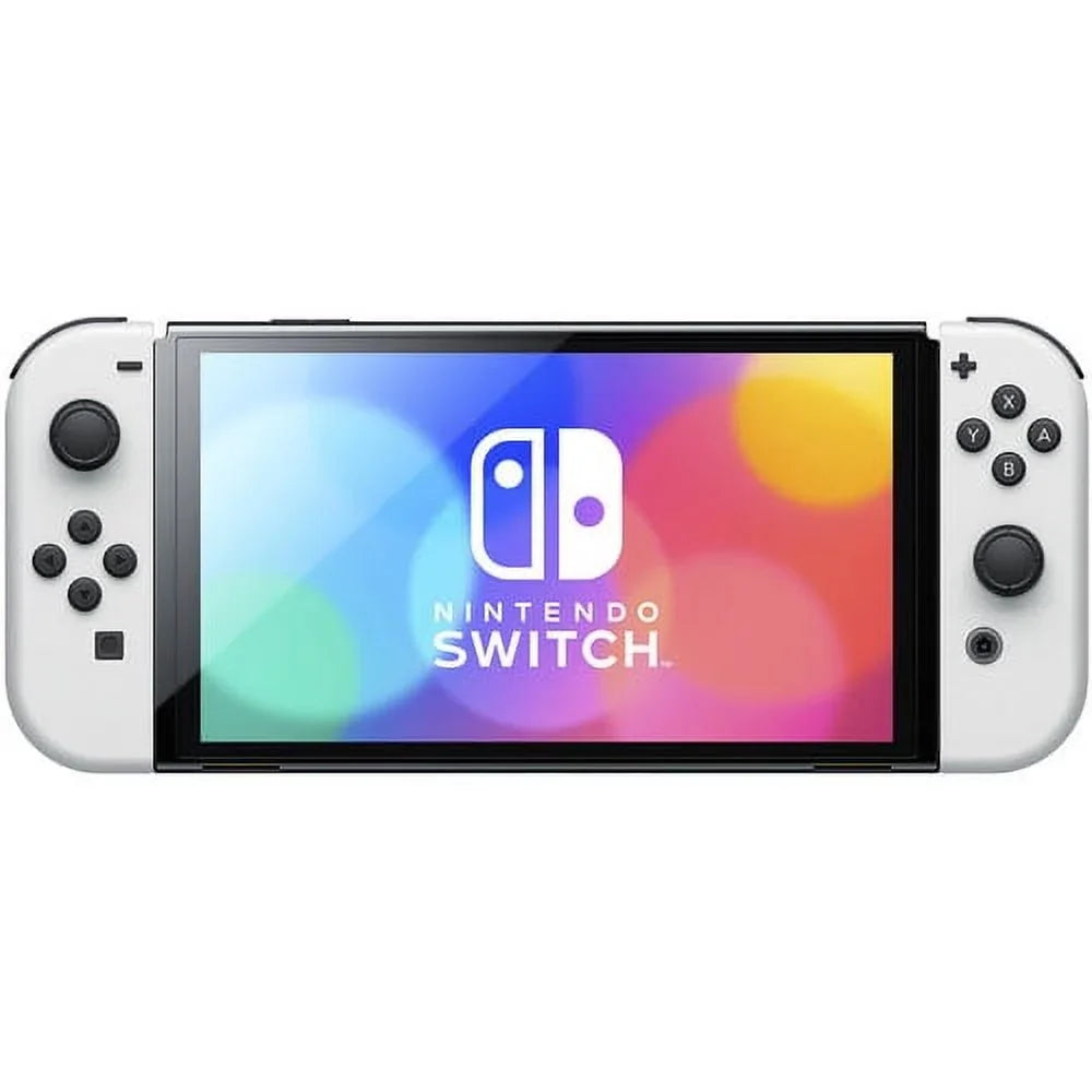 Switch OLED Mario Deluxe Game with White 8 Kart