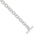 Link 925 Sterling Bracelet inch for Fancy Silver Toggle 7.5 Auriga Women