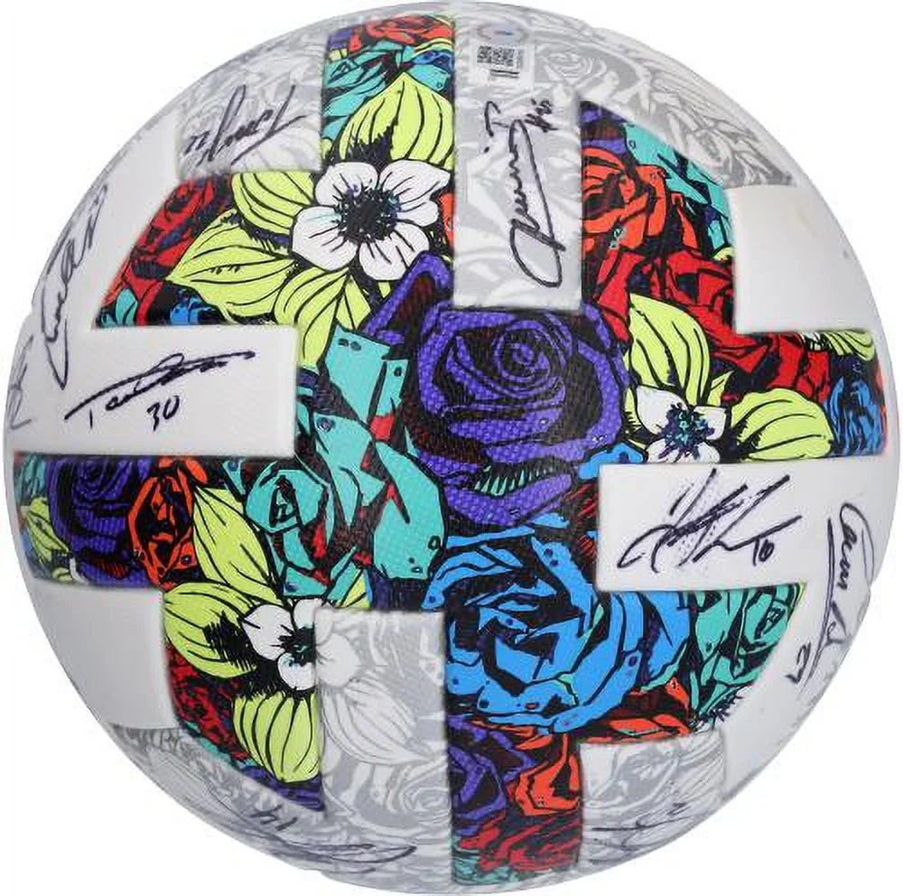 Earthquakes Signatures from Match-Used with MLS the BA88055 Fanatics Authentic Season Certified - - Ball 25 San 2022 Jose Soccer