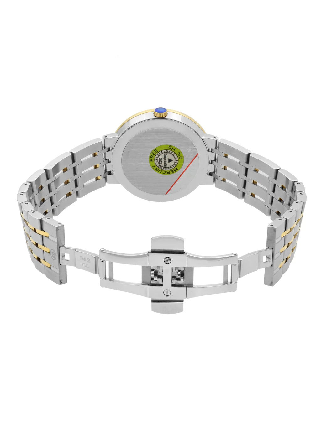 Two Quartz Ladies 607058 Stainless Steel Esperanza Movado Tone Watch