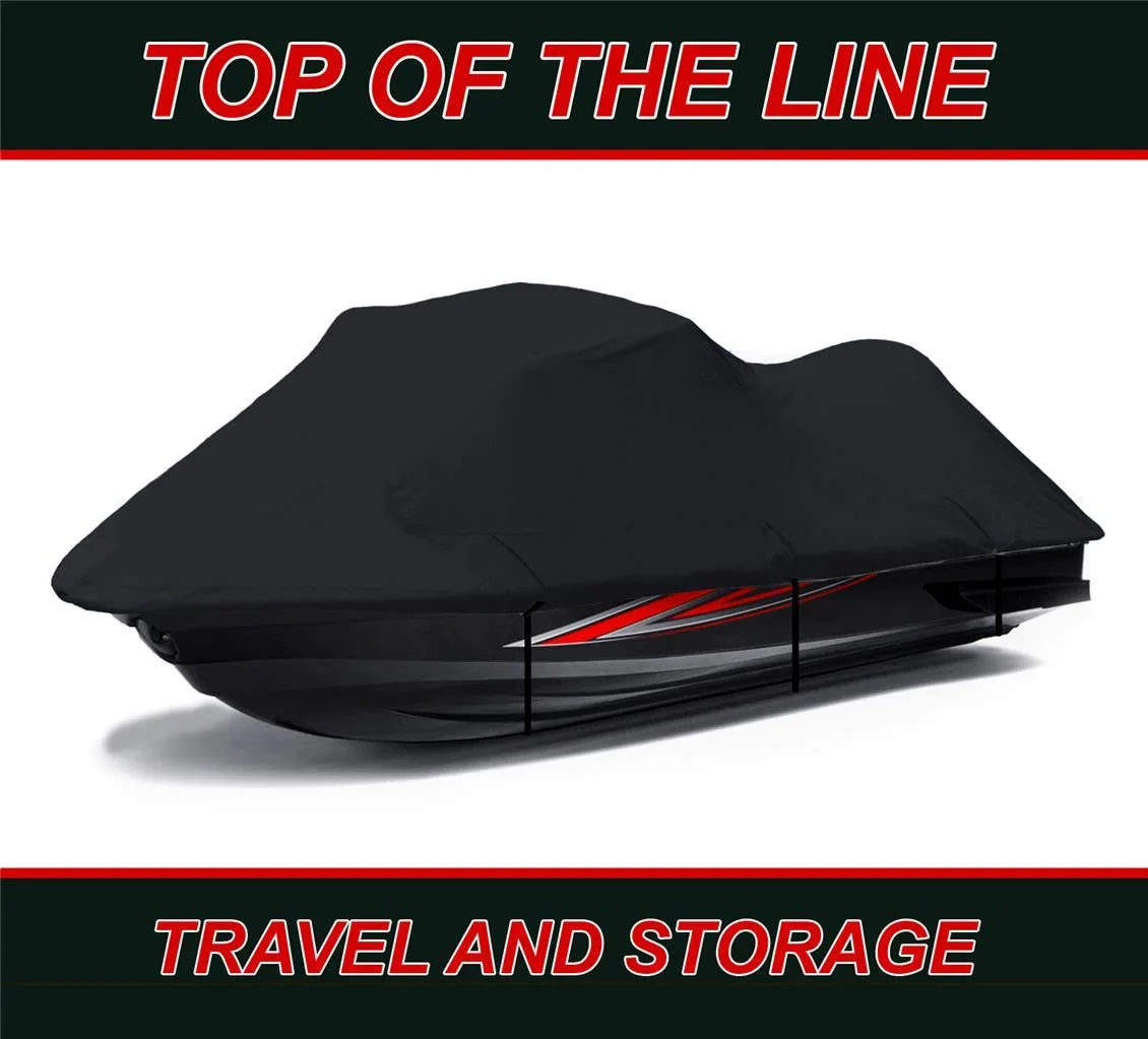 Compatible GTX PWC Doo SKI Bombardier Sea 600D 2001 Sea-Doo BLACK for Cover JET