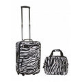 Pc Zebra Luggage Rockland Set 2