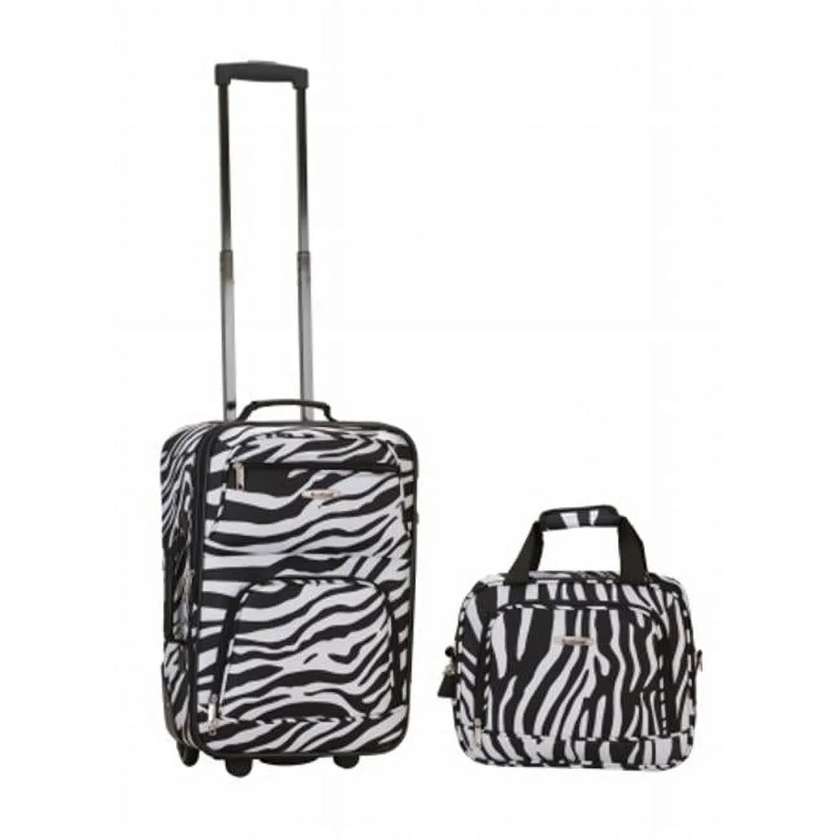 Pc Zebra Luggage Rockland Set 2