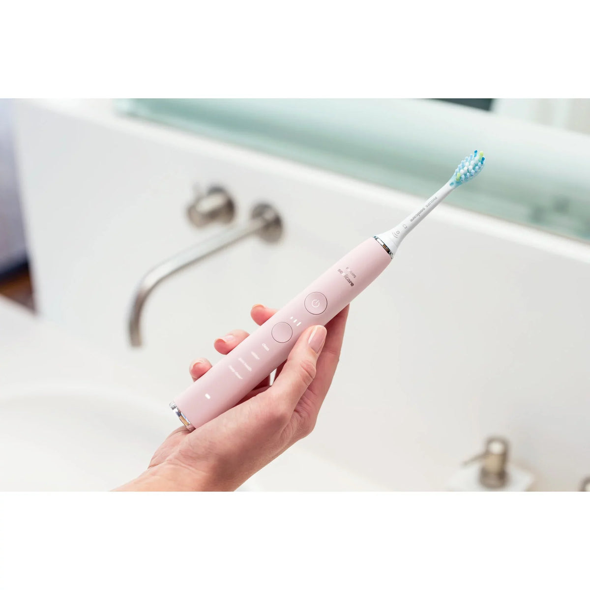 Rechargeable Pink, Smart HX9924/21 Electric Sonicare DiamondClean Power Philips 9500 Toothbrush,