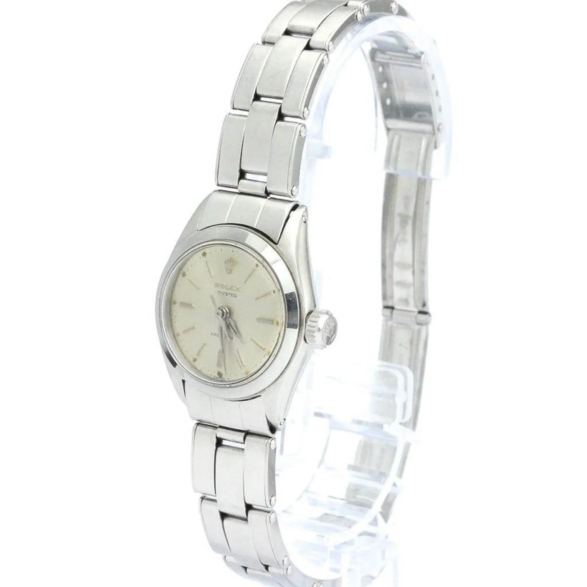 6410 BF563332 (Fair) Ladies Hand-Winding Steel ROLEX Watch Pre-Owned Vintage Precision Oyster