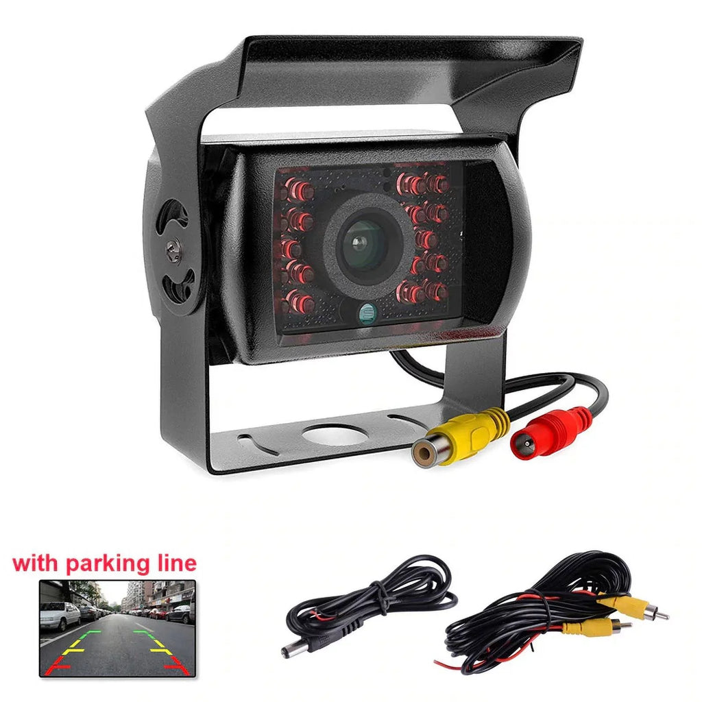 Van RV Car feet Truck for cable Car Monitor Bus parking system TFT camera IR with reverse Vision+32 7inch LCD 12V/24V Night 18 LED