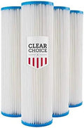 System Filter 10 Water Choice Filter Replacement X 2." X 10 Cartridge SPC-25-1020, 4-Pk RO Clear 20 Inch Micron Sediment Water