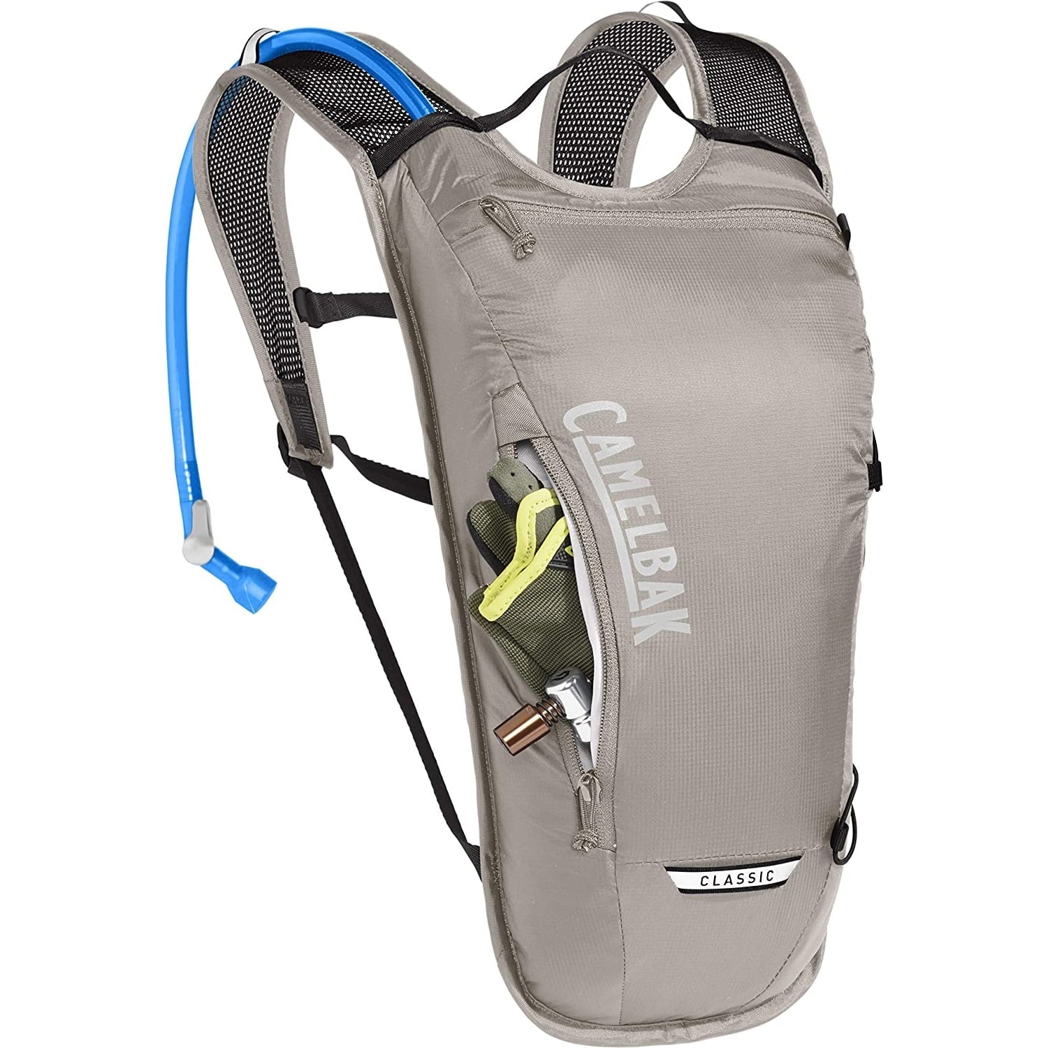 Kit and CamelBak M.U.L.E.( Light Outdoor - Hydration Pack 70oz Bundle Stripe) Aluminum/Black Blue/White 50 Bike for Lifestyle CAMELBAK Classic oz Mini