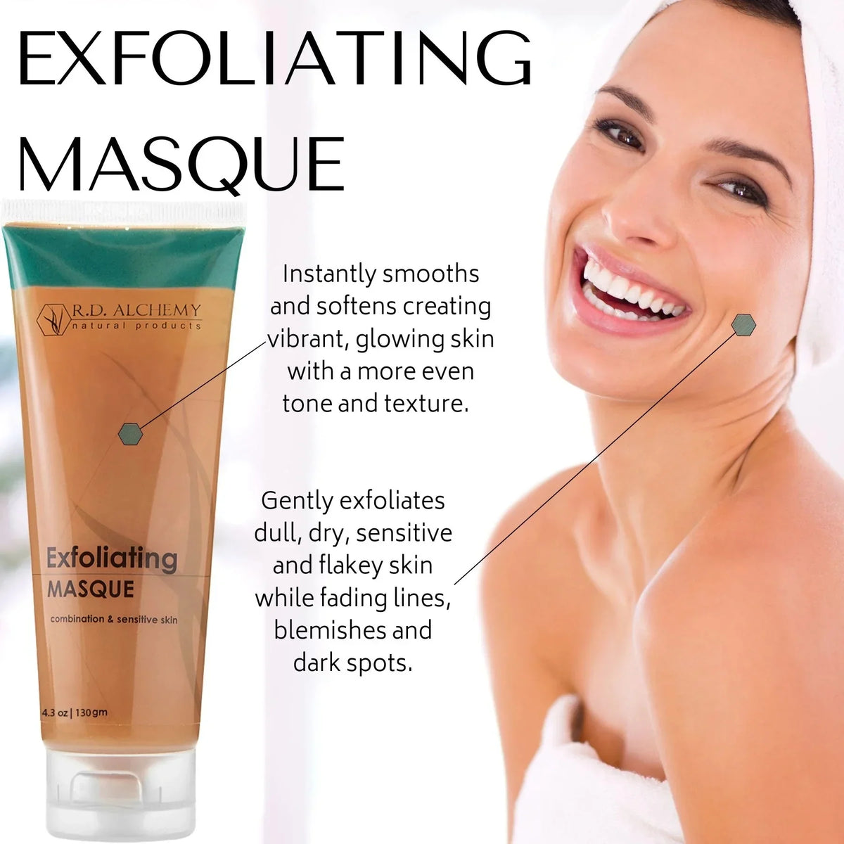 Mask RD Natural Organic Alchemy - Exfoliating and -