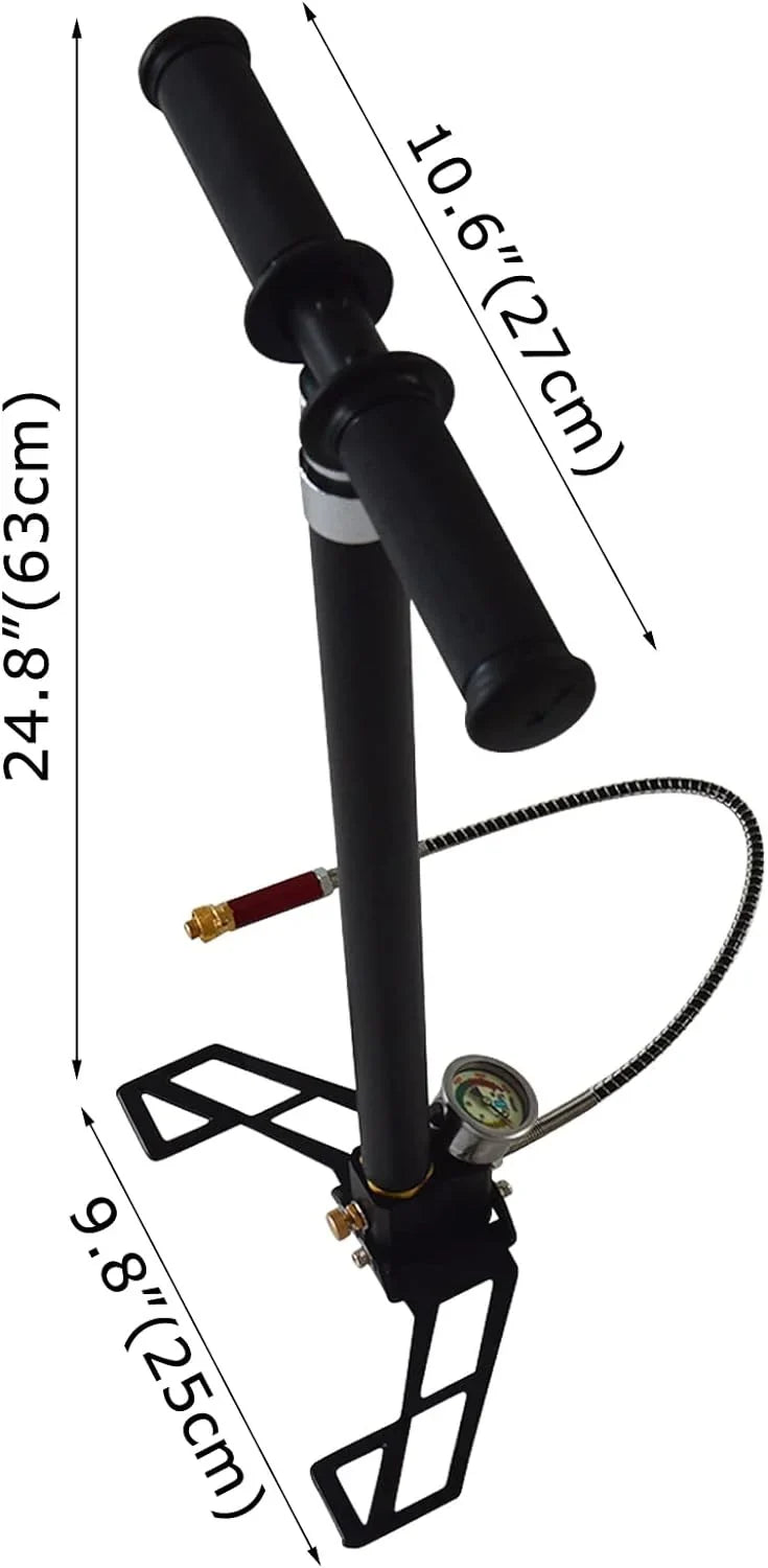 Hunting Inflator Four Hand PreAsion Air Stage PCP 5800PSI Operated Pressure pump High