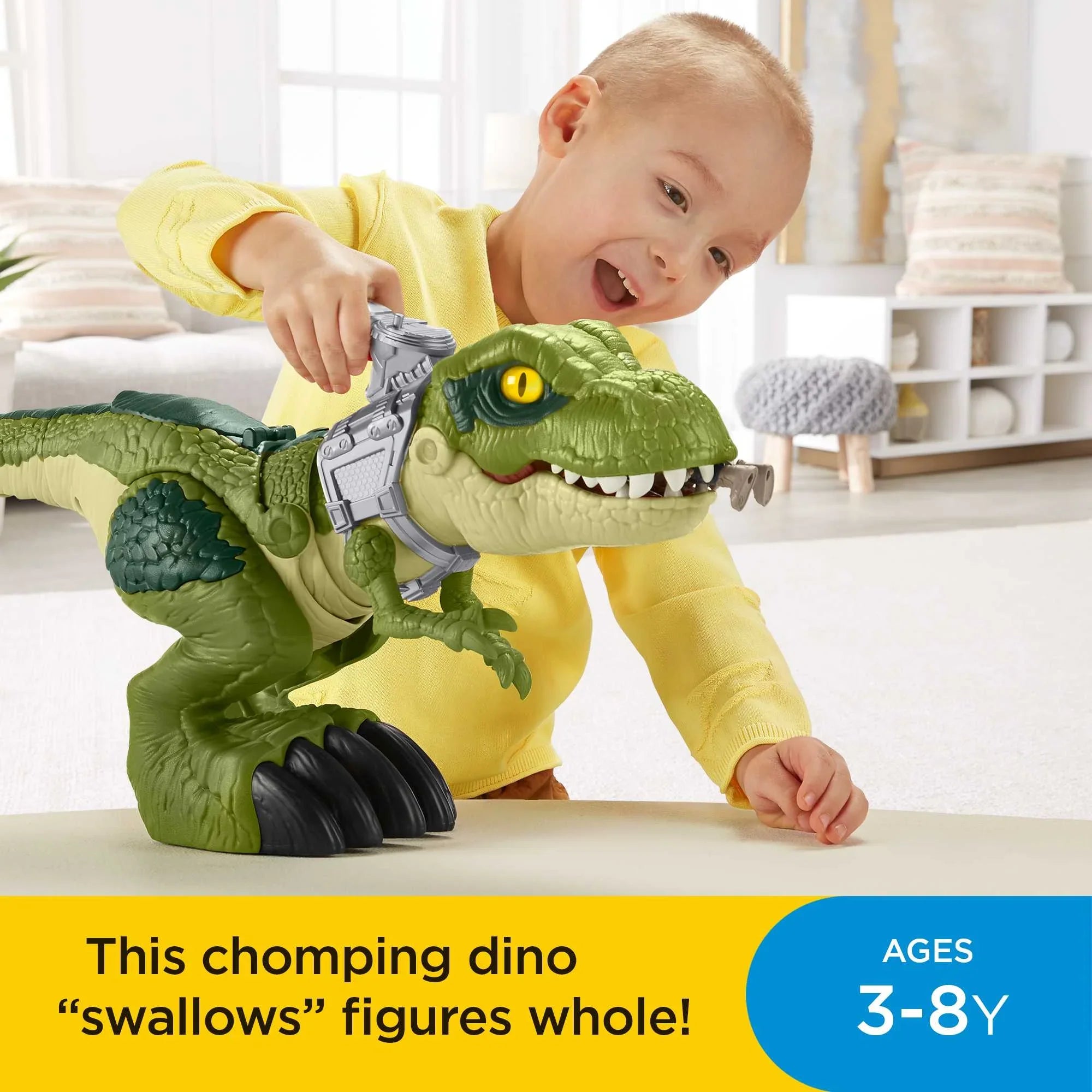 Dinosaur Mega Playset Jurassic Imaginext Mouth T.Rex World