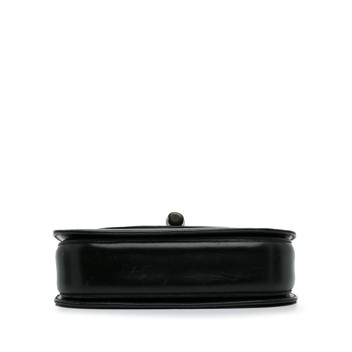 Handbag Top Gucci Bamboo Black Night HandleBag Pre-Owned Calf Authenticated Leather (Good) Unisex