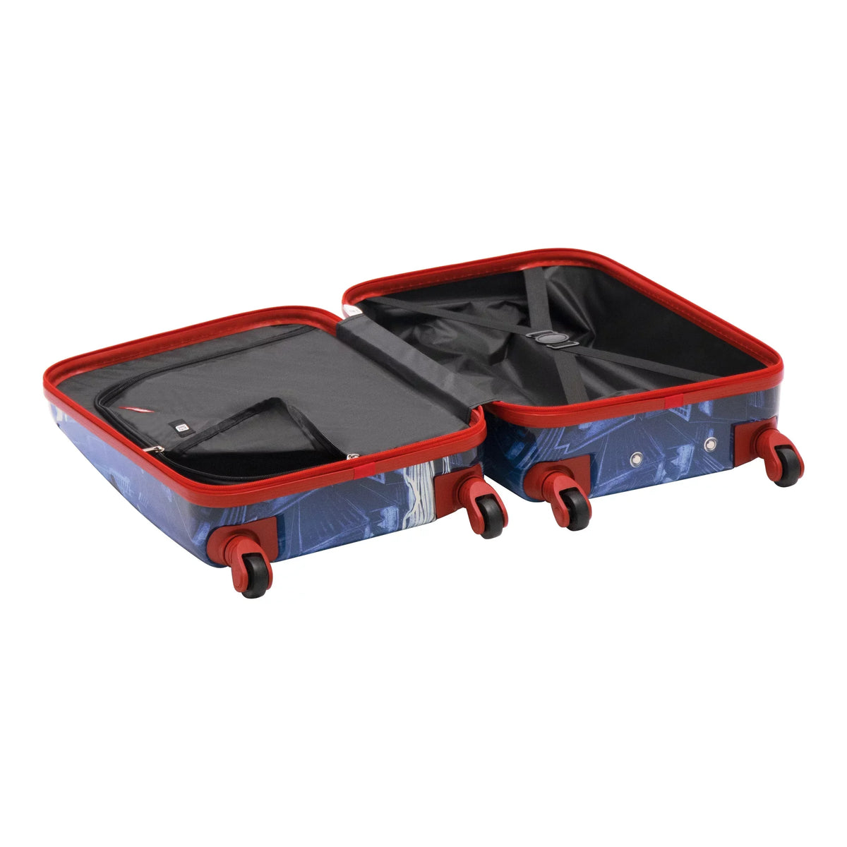 Marvel 21 Luggage, Hardshell On with Kids Inch Spider-Man Carry Suitcase Wheels, Blue Rolling