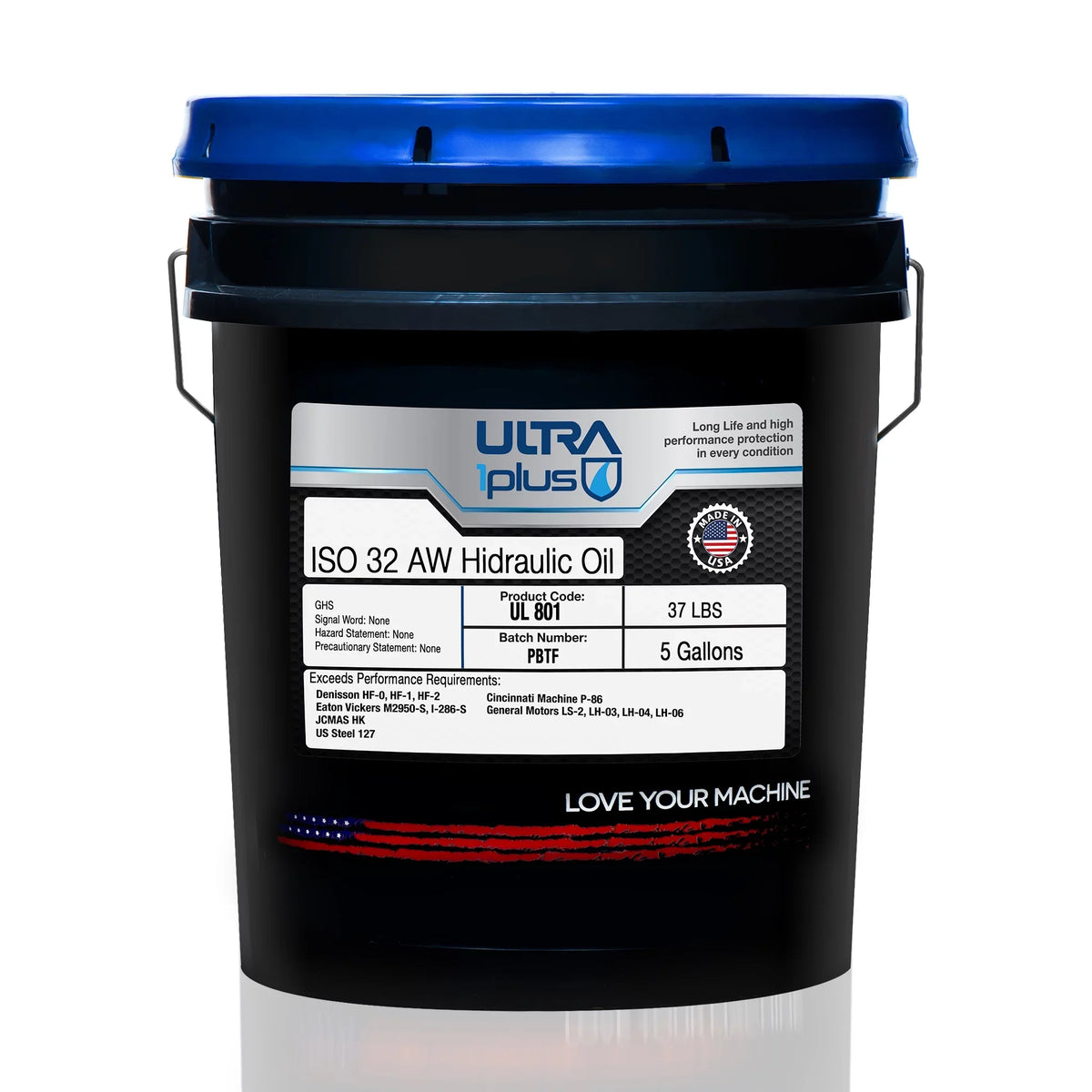 AW Pail) Ultra1Plus Hydraulic Oil (5 ISO 32 Conventional Gallon