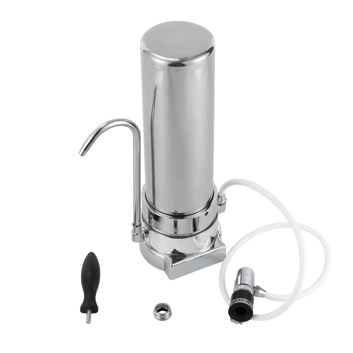 Filter Filtration Countertop Sink Water System Stainless Silver Drinking Tap Filter