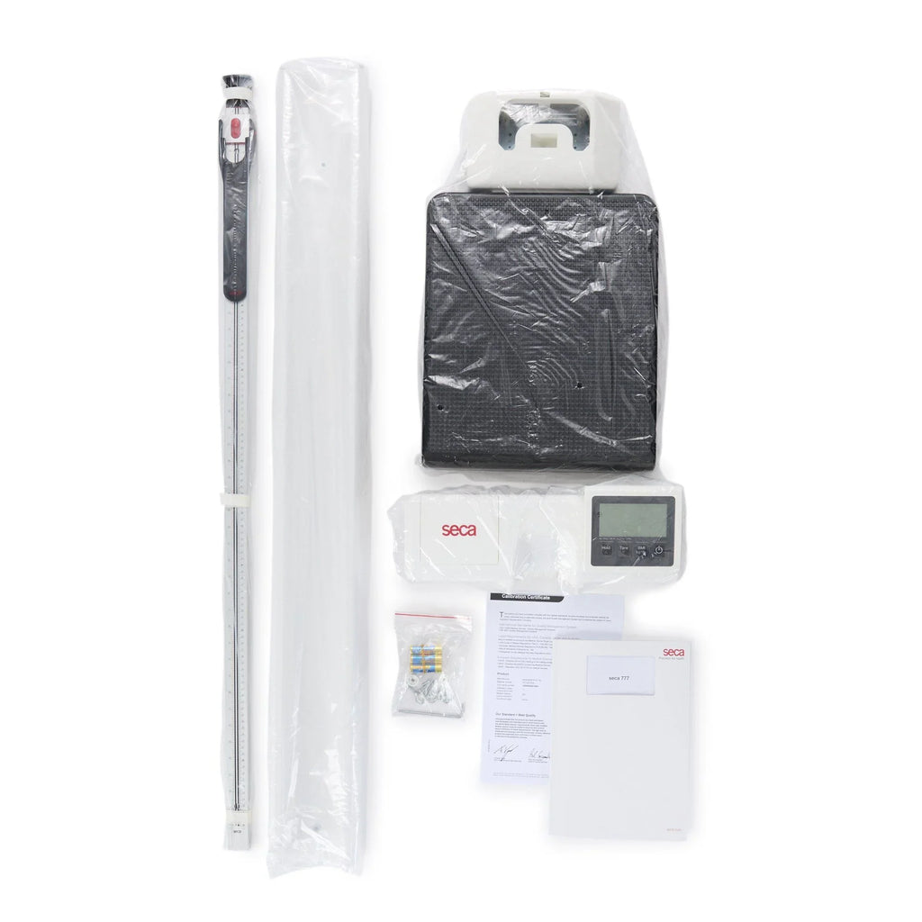 White seca Height 550 Battery Column 250 Capacity Operated lbs. kg Display 777 / Scale Digital Rod (EA/1) with
