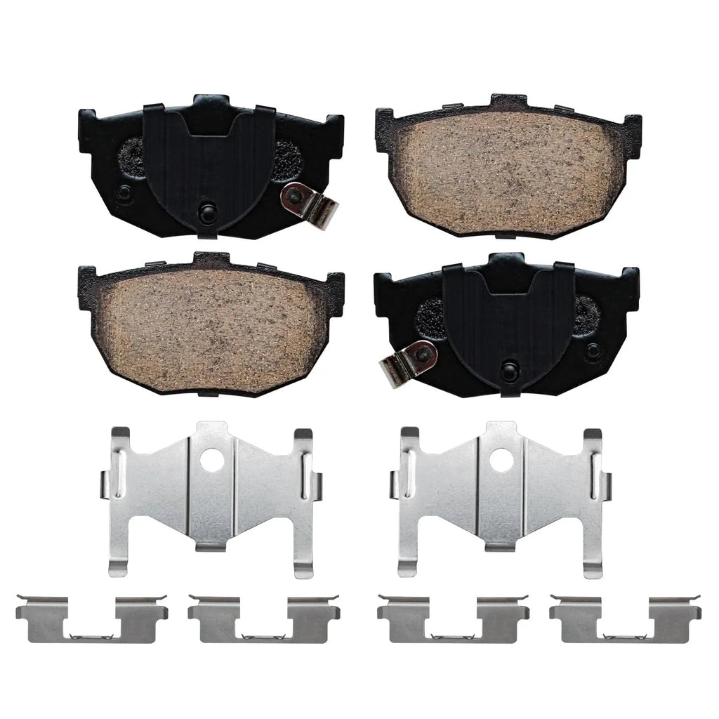 Ceramic Rear Brake and 4-Wheel Rotors Brake Kia Brakes 2008 Axle Spectra5 2007 2004-2009 2006 Disc for Disc Kia Pads Spectra, Kit - Replacement 2005-2009 Detroit