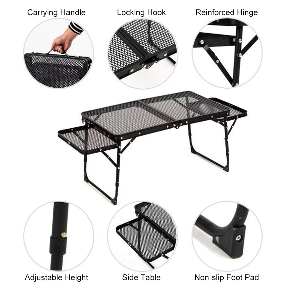 Station Picnics, Lixada Folding and Camping Cook moobody Table, Portable Ideal for